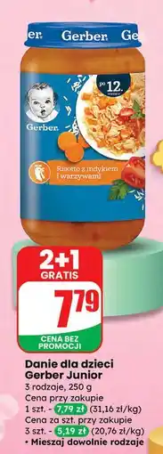 Dino Obiadek risotto z indykiem i warzywami Gerber Junior oferta