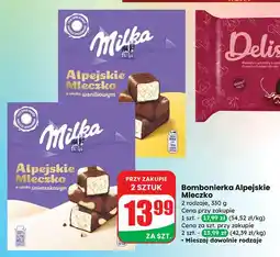 Dino Czekoladki śmietankowe happy cows Milka Alpejskie Mleczko oferta