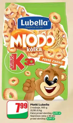 Dino Płatki miodowe kółka Lubella Mlekołaki oferta