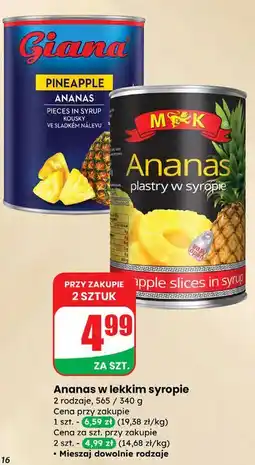 Dino Ananas plastry M&K oferta