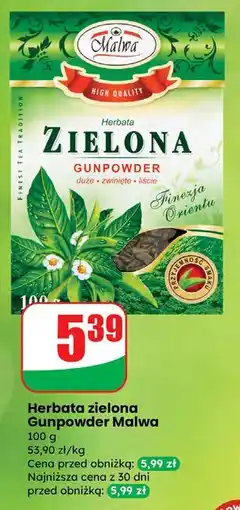 Dino Herbata zielona Malwa oferta