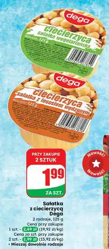 Dino Sałatka z łososiem wędzonym ciecierzyca Dega oferta