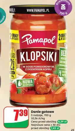 Dino Klopsiki w sosie pomidorowym Pamapol oferta