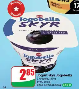 Dino Jogurt jagodowy Zott Jogobella Skyr oferta