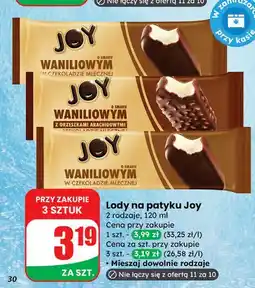 Dino Lody waniliowe w czekoladzie z orzechami Joy oferta