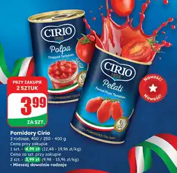 Dino Pomidory w kawałkach Cirio oferta