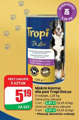 Dino Karma dla psa z cielęciną Tropi Deluxe oferta