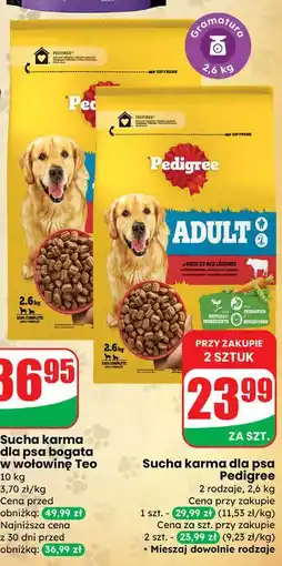 Dino Karma dla psa adult z wołowiną Pedigree Vital oferta