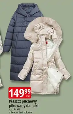 E.Leclerc Płaszcz pikowany damski długo s-xxl oferta