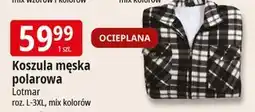 E.Leclerc Koszula męska polarowa na suwak l-3xl Lotmar oferta