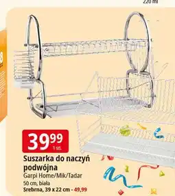 E.Leclerc Suszarka do naczyń 39 x 22 cm srebrna Garpi Home oferta