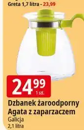 E.Leclerc Dzbanek z zaparzaczem agata 2.1 l Galicja oferta