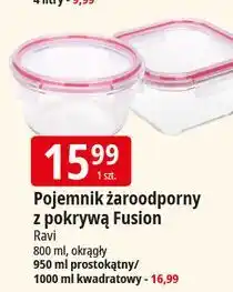 E.Leclerc Pojemnik żaroodporny fusion 1 l Ravi oferta