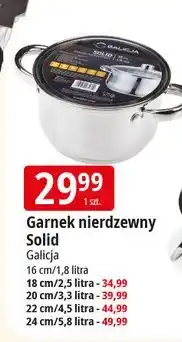 E.Leclerc Garnek nierdzewny solid 24 cm Galicja oferta