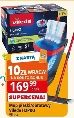 E.Leclerc Mop + wiadro turbo h2 pro Vileda oferta
