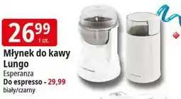 E.Leclerc Młynek do kawy espresso biały Esperanza oferta