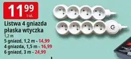 E.Leclerc Listwa zasilająca 4 gniazda 1.5 m oferta
