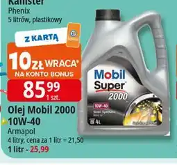 E.Leclerc Olej silnikowy 10w-40 Mobil Super 2000 oferta