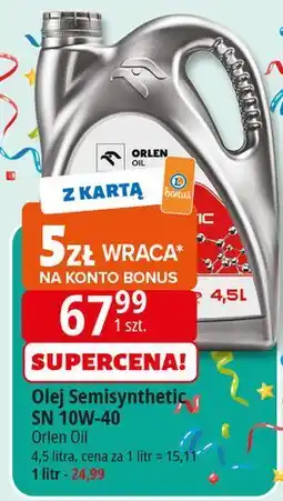 E.Leclerc Olej półsyntetyczny 10w-40 Orlen Platinum Classic oferta