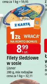 E.Leclerc Śledź atlantycki w sosie musztardowym Lisner oferta