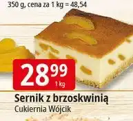 E.Leclerc Sernik z brzoskwinią Ciasta Domowe Wójcik oferta