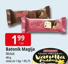 E.Leclerc Batonik z masy twarogowej kawałkami galaretki w czekoladzie Magija oferta