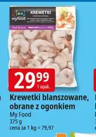 E.Leclerc Krewetki blanszowane Myfood oferta
