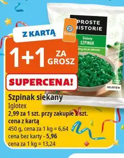 E.Leclerc Siekany szpinak Iglotex Proste Historie oferta