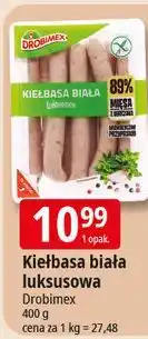 E.Leclerc Kiełbasa biała luksusowa Drobimex oferta