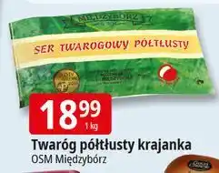 E.Leclerc Twaróg półtłusty Osm Międzybórz oferta