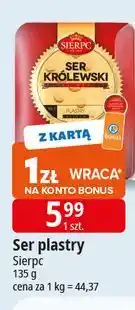 E.Leclerc Ser zółty królewski plastry Sierpc oferta