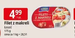E.Leclerc Filety z makreli w sosie pomidorowym Łosoś Ustka oferta