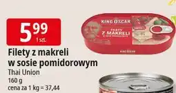 E.Leclerc Filety z makreli w sosie pomidorowym King Oscar oferta