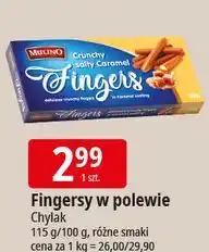 E.Leclerc Fingersy w polewie słony karmel Mulino oferta