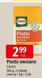 E.Leclerc Płatki owsiane górskie Cenos oferta