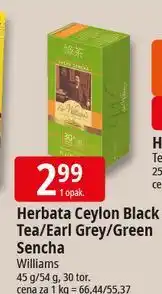 E.Leclerc Herbata green sencha Sir William's Tea oferta