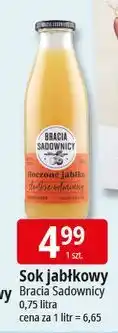 E.Leclerc Sok tłoczony jabłkowy słodkie odmiany Bracia Sadownicy oferta