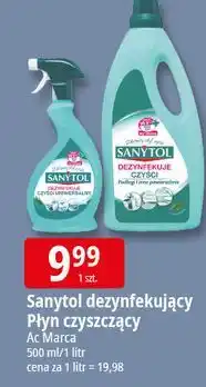 E.Leclerc Płyn dezynfekuje i czyści podłogi inne powierzchnie eukaliptus Sanytol oferta