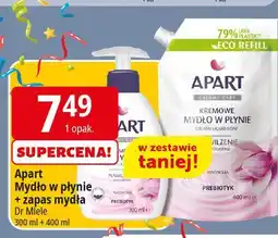 E.Leclerc Mydło w płynie magnolia 300 ml + zapas 400 Apart Creamy Care oferta