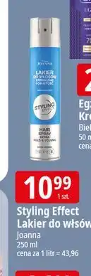 E.Leclerc Lakier do włosów utrwalenie i objętość Joanna Styling Effect oferta