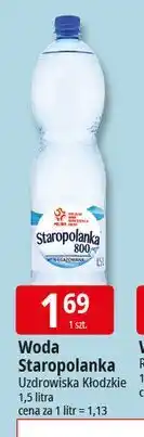 E.Leclerc Woda niegazowana Staropolanka 800 oferta