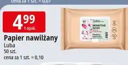 E.Leclerc Papier toaletowy nawilżany sensitive Luba oferta