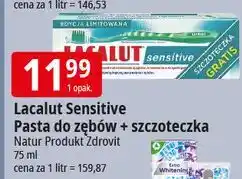 E.Leclerc Pasta do zębów + szczoteczka Lacalut Sensitive oferta