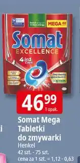 E.Leclerc Tabletki do zmywarki regular Somat Excellence 4In1 oferta