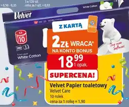 E.Leclerc Papier toaletowy comfort Velvet oferta