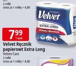 E.Leclerc Ręcznik papierowy Velvet Extra Long oferta