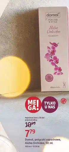 Rossmann Patyczki zapachowe alocha orchidee Domol Perfume & Style oferta