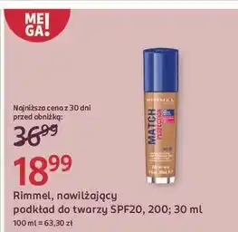 Podkład spf 20 nr 200 soft beige Rimmel Match Perfection