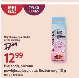 Rossmann Balsam do ust powiększający bezbarwny Bielenda oferta