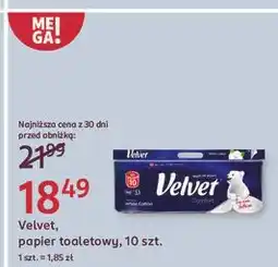 Rossmann Papier toaletowy comfort Velvet oferta